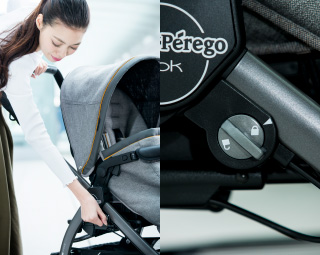 Peg-Perego(ペグ・ペレーゴ) | BOOK51セット BLACK&WHITEシャーシ［ベビーカーレンタル］